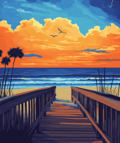 Myrtle Beach Animation Diamond Painting