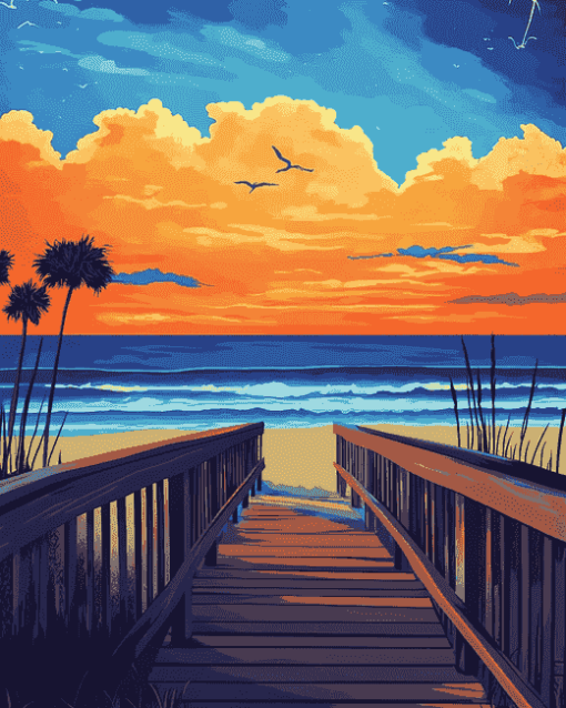 Myrtle Beach Animation Diamond Painting