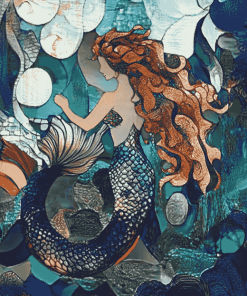 Mystical Mermaid Fantasy Diamond Painting