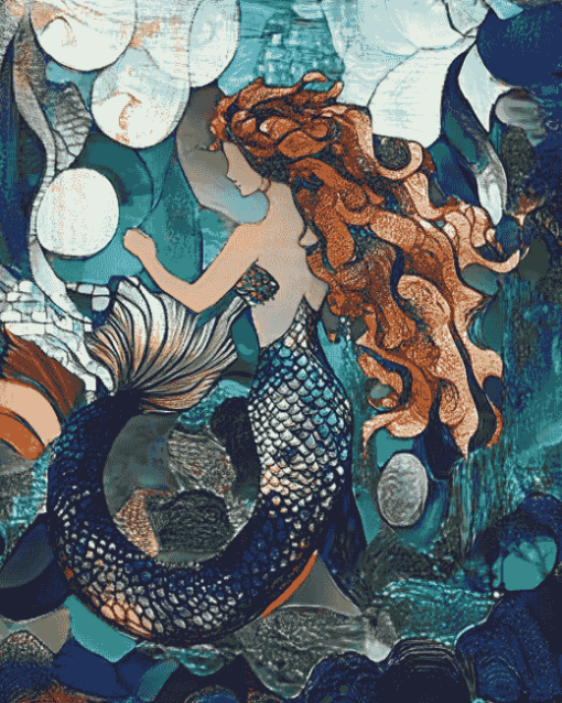 Mystical Mermaid Fantasy Diamond Painting