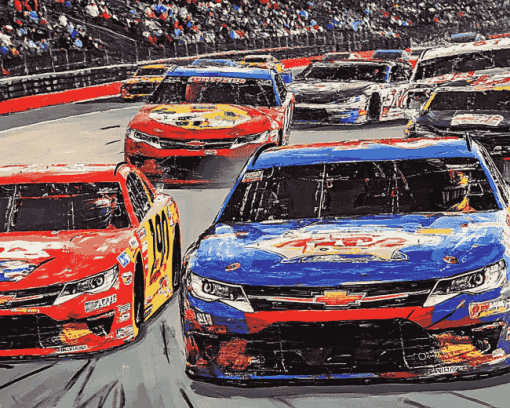 Nascar Engines Diamond Painting