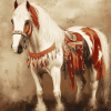 Native American Horse Art Diamond Painting