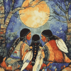 Native American Women Diamond Painting