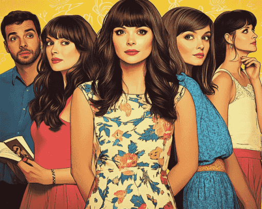 New Girl Sitcom Diamond Painting