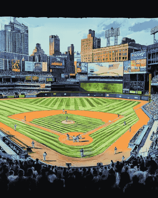 New York Yankee Stadium Diamond Painting