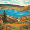 Newfoundland Landscapes Mountains Diamond Painting