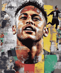 Neymar Football Icon Diamond Painting