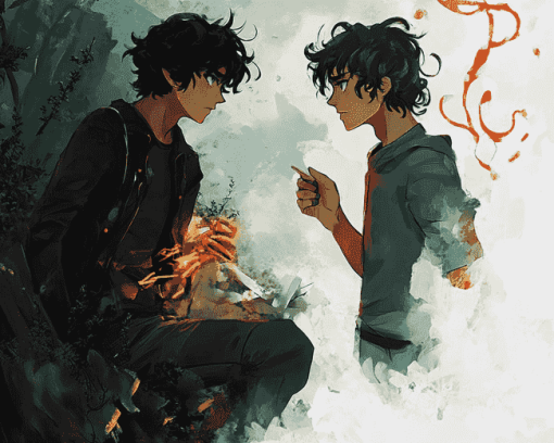 Nico Di Angelo Anime Diamond Painting