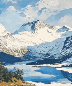 Norwegian Mountain Landscapes Diamond Painting