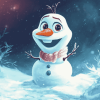 Olaf Frozen Snowman Diamond Painting