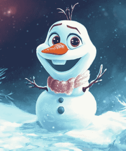 Olaf Frozen Snowman Diamond Painting