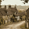 Old England Village Scenes Diamond Painting