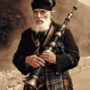 Old Scottish Piper Vintage Diamond Painting