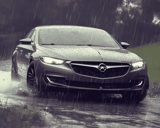 Opel Insignia in Rain Diamond Painting