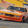 Orange Stock Car Racing Diamond Painting