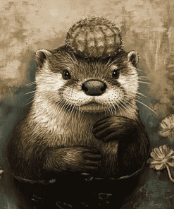 Otter Mustelinae Diamond Painting