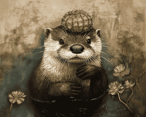 Otter Mustelinae Diamond Painting