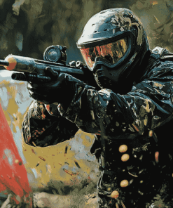 Paintball Game Diamond Painting