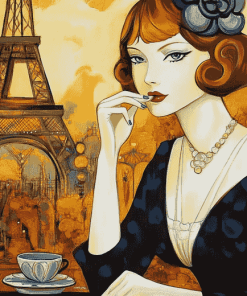 Parisian Ladies Elegance Diamond Painting