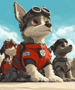 Patrol Paw Puppies Diamond Painting