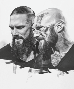 Paul Levesque Triple H Black And White Diamond Painting