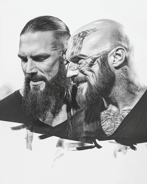 Paul Levesque Triple H Black And White Diamond Painting