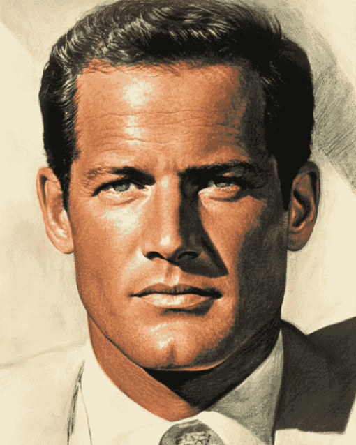 Paul Newman Celebrities Diamond Painting