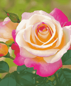 Peace Roses Bloom Diamond Painting