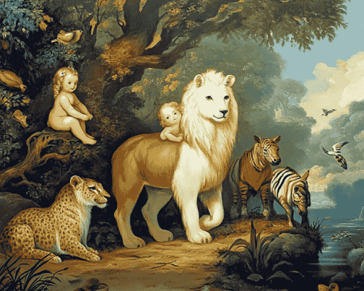 Peaceable Kingdom Animal Diamond Painting