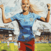 Pernille Harder Football Diamond Painting