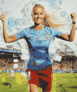 Pernille Harder Football Diamond Painting