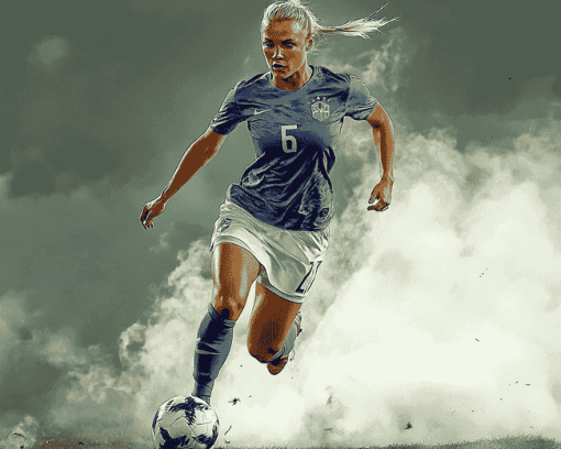 Pernille Harder Football Icon Diamond Painting