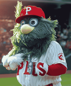 Phillie Phanatic Philadelphia Phillies Diamond Painting