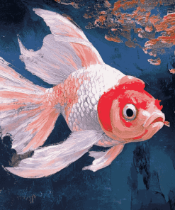 Pink Cap Fish Diamond Painting