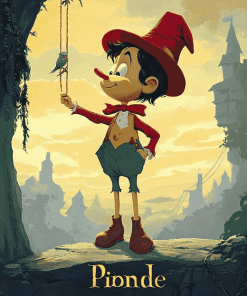 Pinocchio Animation Diamond Painting