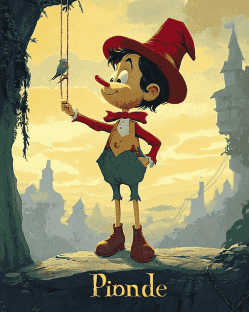 Pinocchio Animation Diamond Painting