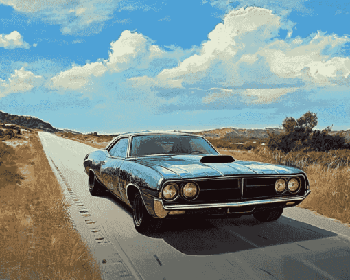 Plymouth Roadrunner Classic Diamond Painting