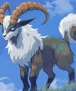 Pokemon Gogoat Anime Diamond Painting