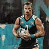 Port Adelaide Footballer Diamond Painting