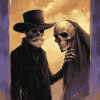 Pratchett Skull Art Diamond Painting