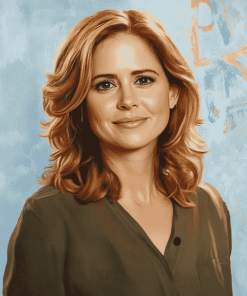 Pretty Jenna Fischer Celebrity Diamond Painting