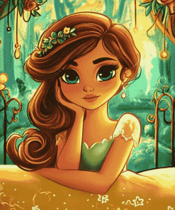 Pretty Princess Cartoons Diamond Painting