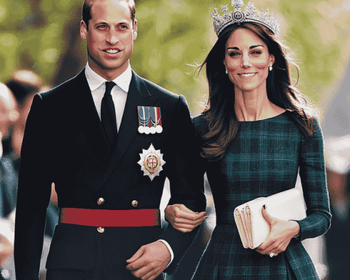 Prince William and Kate Romance Diamond Painting