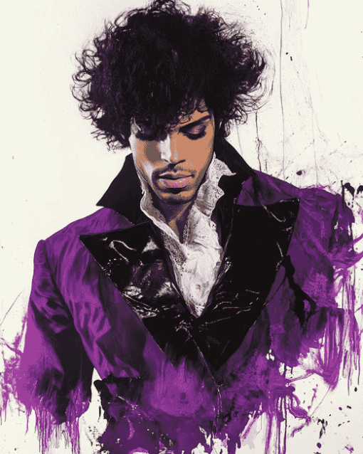 Purple Rain Movie Diamond Painting