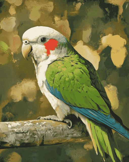 Quaker Parrot Diamond Painting