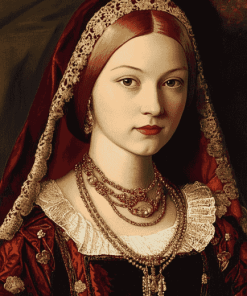 Queen Catherine Of Aragon Vintage Diamond Painting