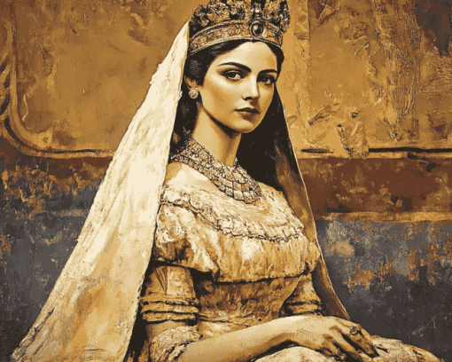 Queen Sisi Vintage Diamond Painting