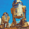 R2D2 and C3PO Robot Adventure Diamond Painting