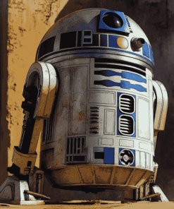 R2d2 and C3po Diamond Painting