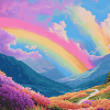 Rainbow Fields Diamond Painting